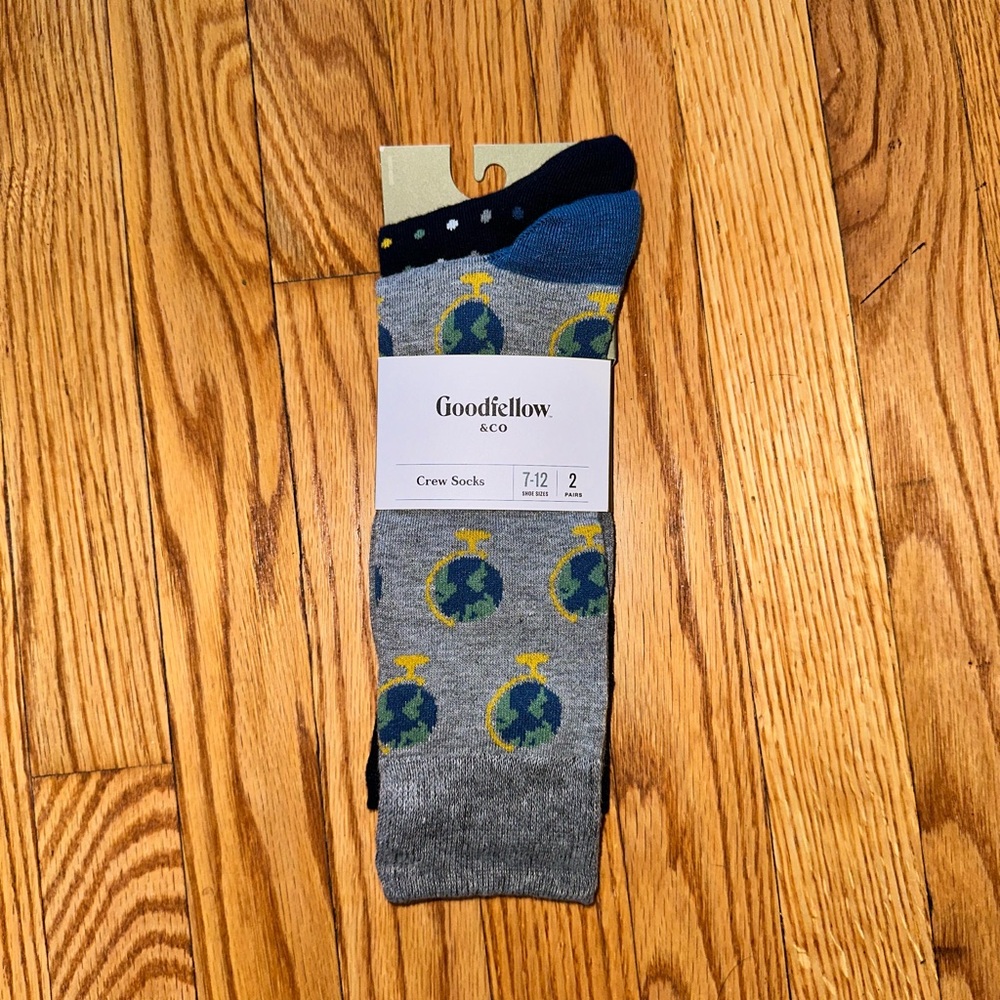 NWT Men’s Travel Socks 2 pack
